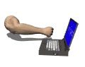 fist pounding keyboard